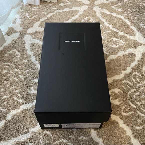 Saint Laurent Black and Cream Espadrilles - Picture 16 of 17